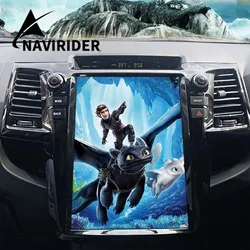 12.1Inch Tesla Scherm Stereo Multimedia Android 13 Voor Toyota Hilux Srv 2010 Fortuin 2014 Radio Gps Carplay Auto Videospeler
