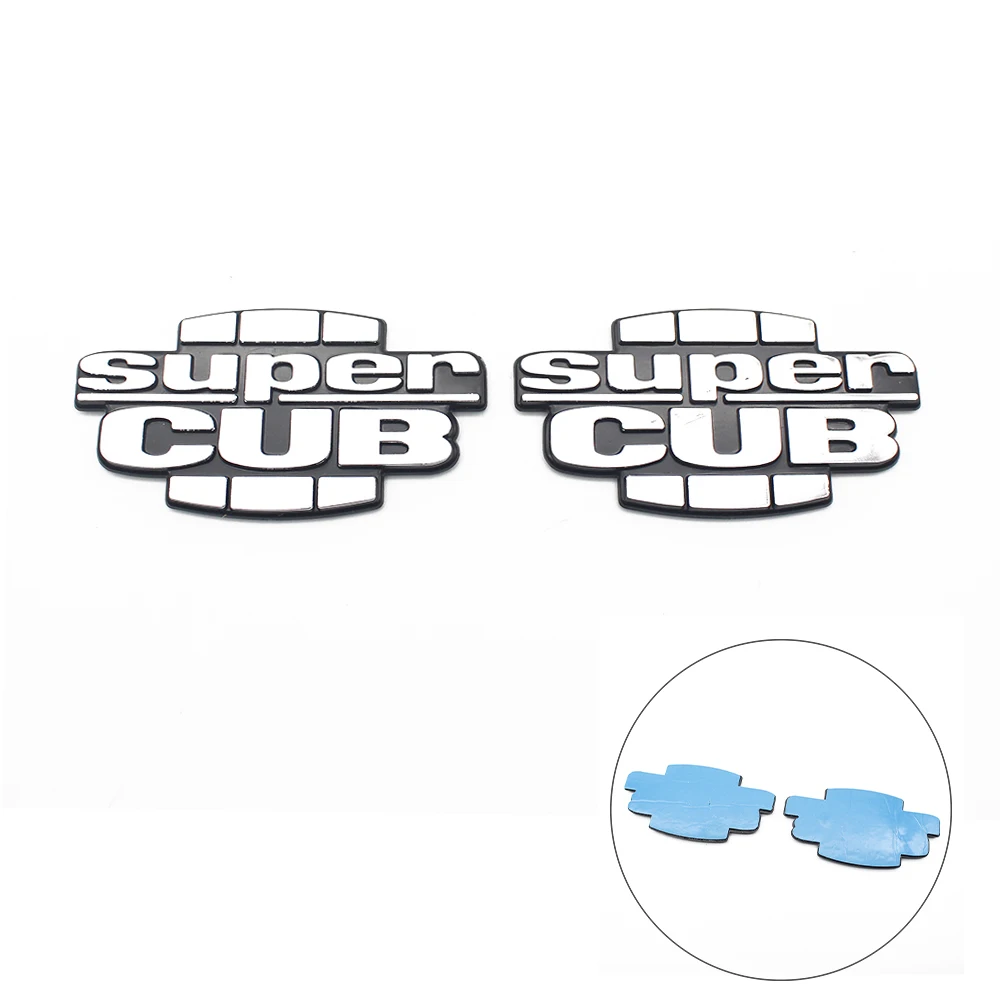

Pokhaomin Motorcycle Fuel Gas Tank Supercub Emblem Badge Decoration Decal Sticker for Honda Super CUB C70 90 C125