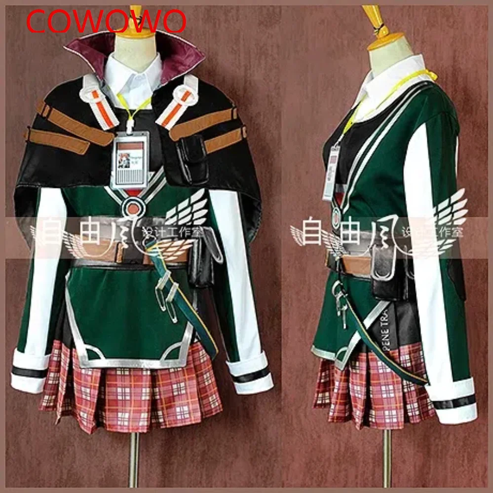 COWOWO [Customized] Anime Arknights Bagpipe Vanguard RHODES ISLAND Game Suit Uniform Cosplay Costume Halloween Outfit Women