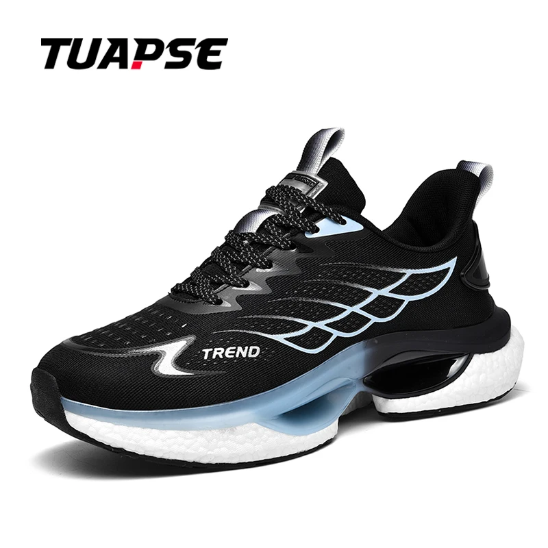 TUAPSE New Lightweight Men's Running Shoes Comfortable Breathable Luminous Mesh Sneakers Fashion Trend Sport Men's Shoes