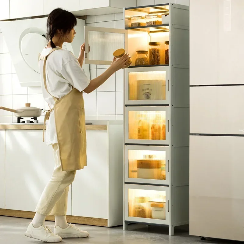Fashion Kitchen Rack Food Organizers Cabinets Storage Box Container Sideboard Furniture Gabinete Rangement Organizadores