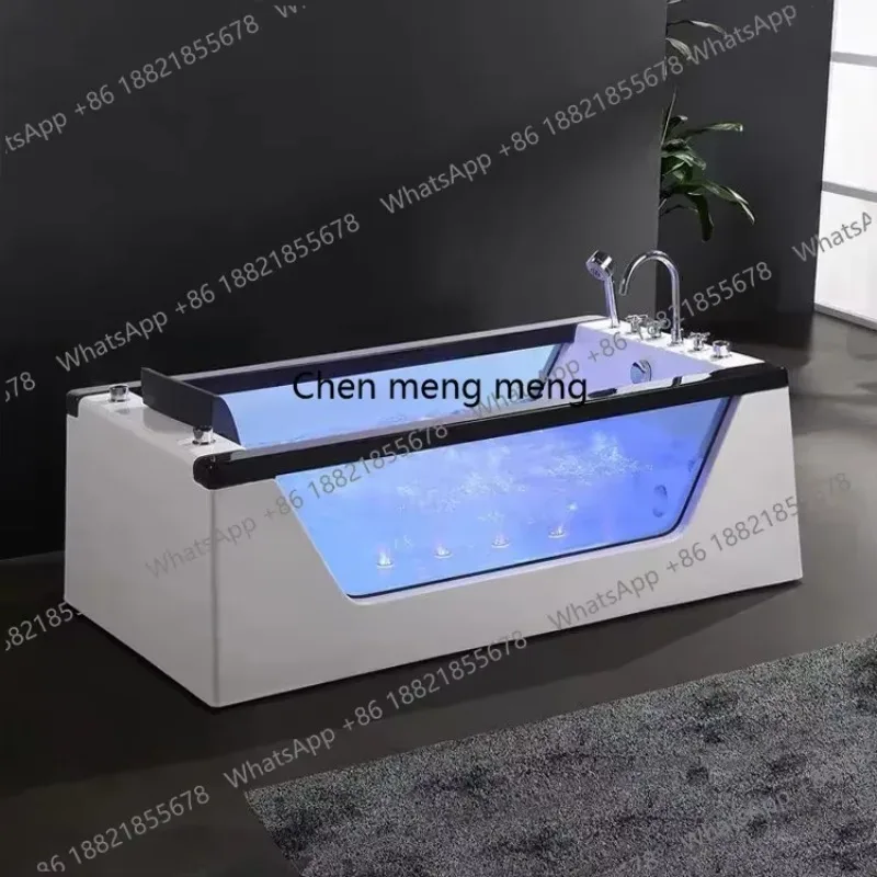 R Easy Install Jazzcui Massage Tub Surging Massage Jet whirlpool Bathtub Spa Jet Whirlpool Bathtub With TV Park
