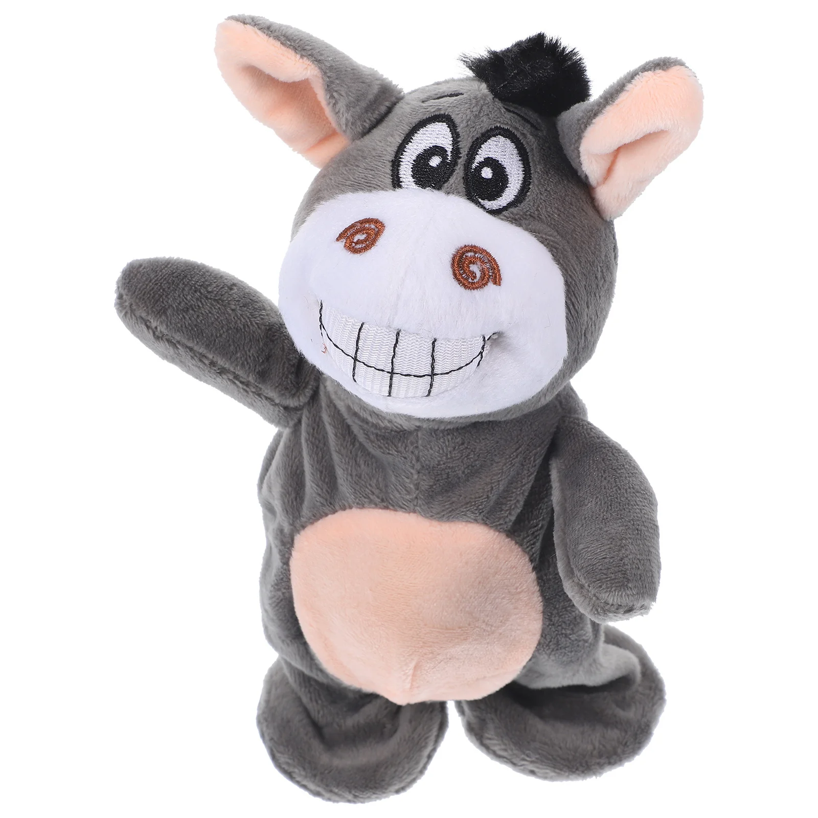 

Talking Donkey Interactive Recordable Mimicry Animal for Kids Early Learning Gift Voice Repeatable Singing Stuffed Pet