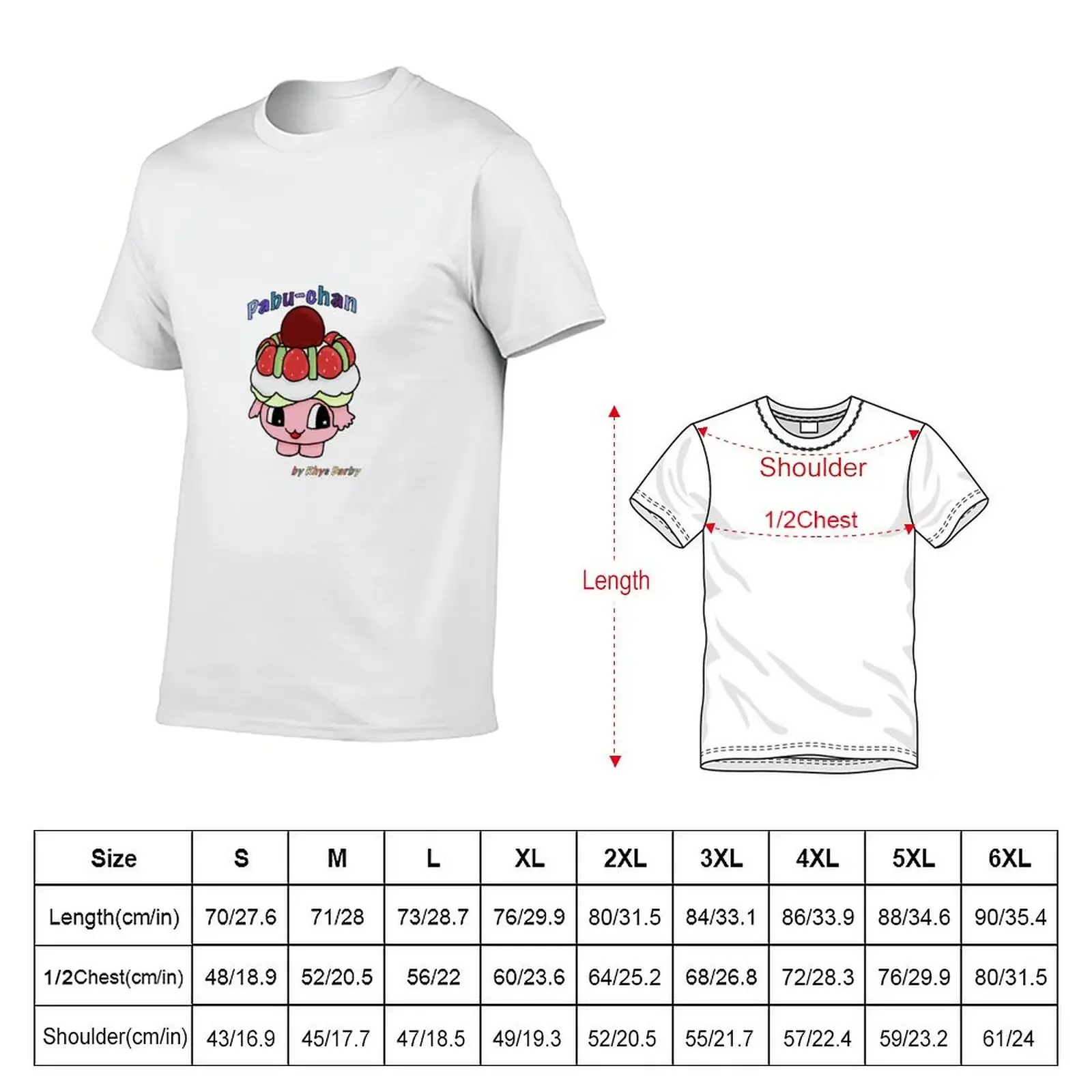 Pabu-chan T-Shirt oversized graphic tee Aesthetic clothing anime shirt shirts graphic tee men