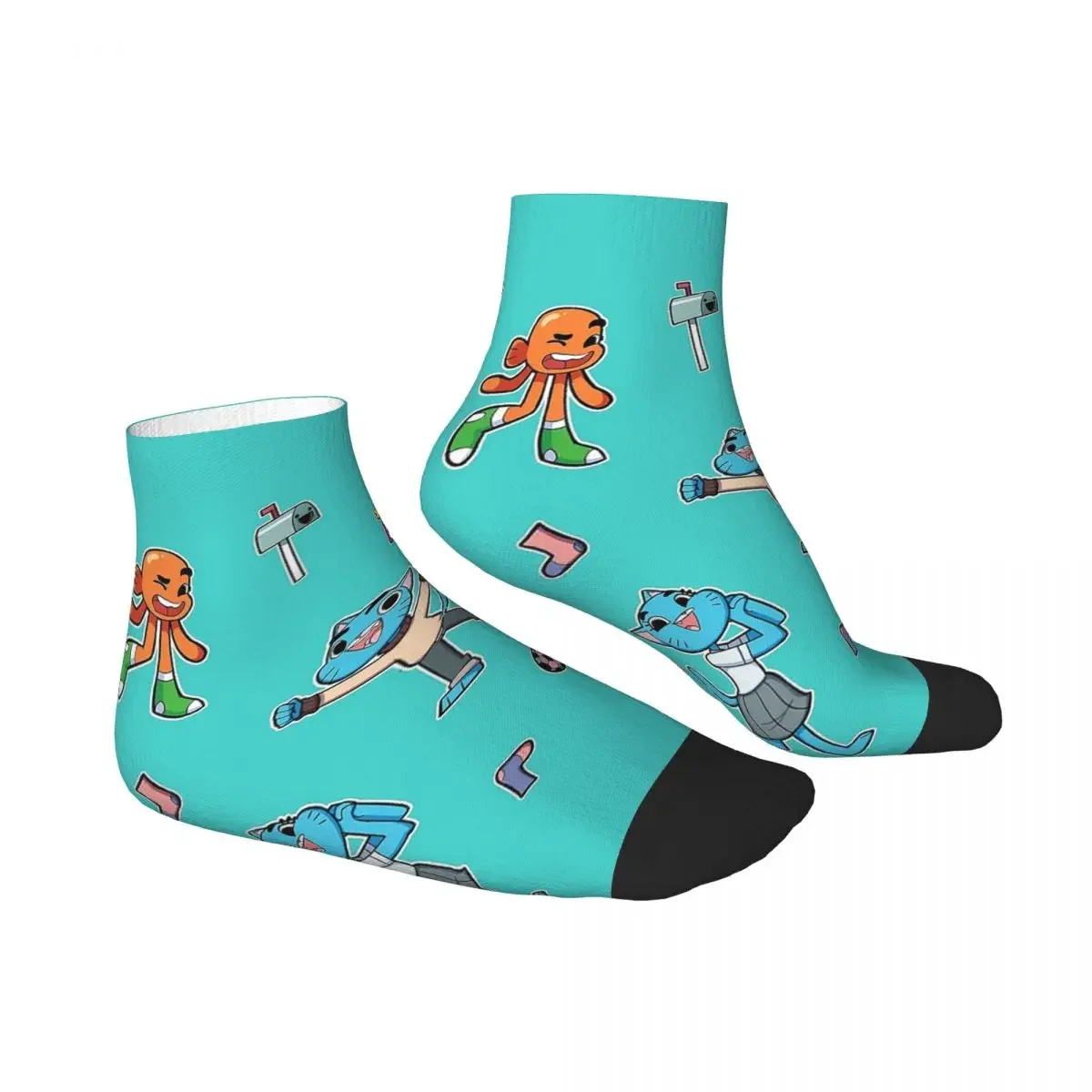 Nicole Gumball Watterson Socks Harajuku Super Soft Stockings All Season Socks Accessories for Man's Woman's Christmas Gifts