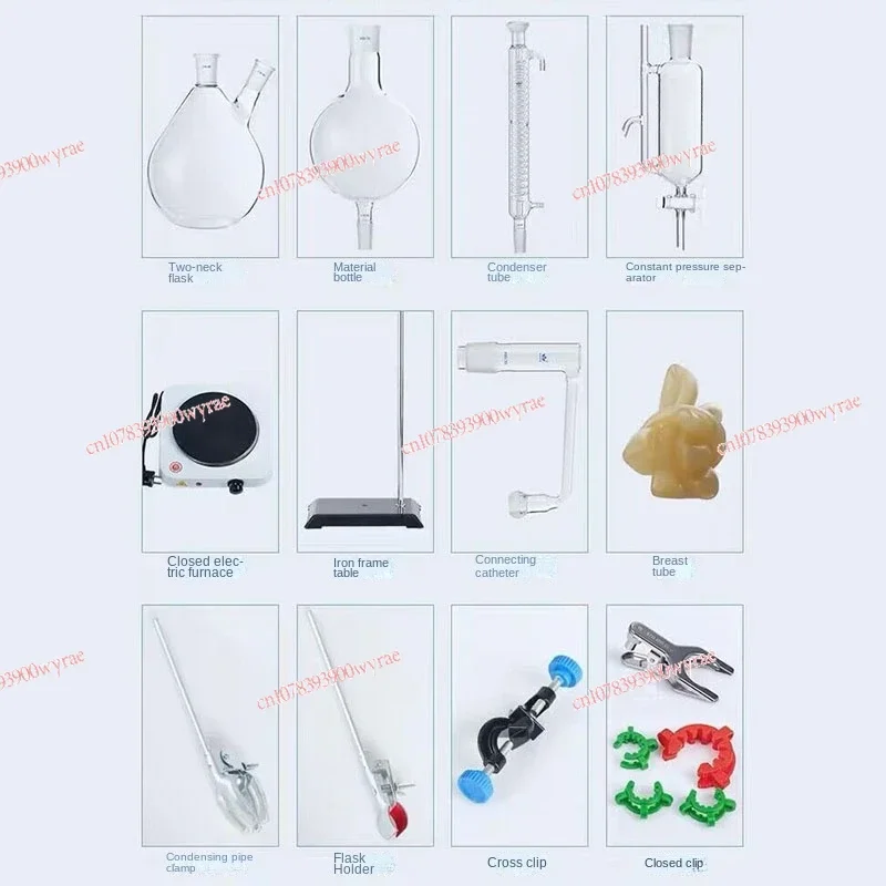 500/1000/2000ml essential oil extraction and separation device, distillation equipment, water distillation machine