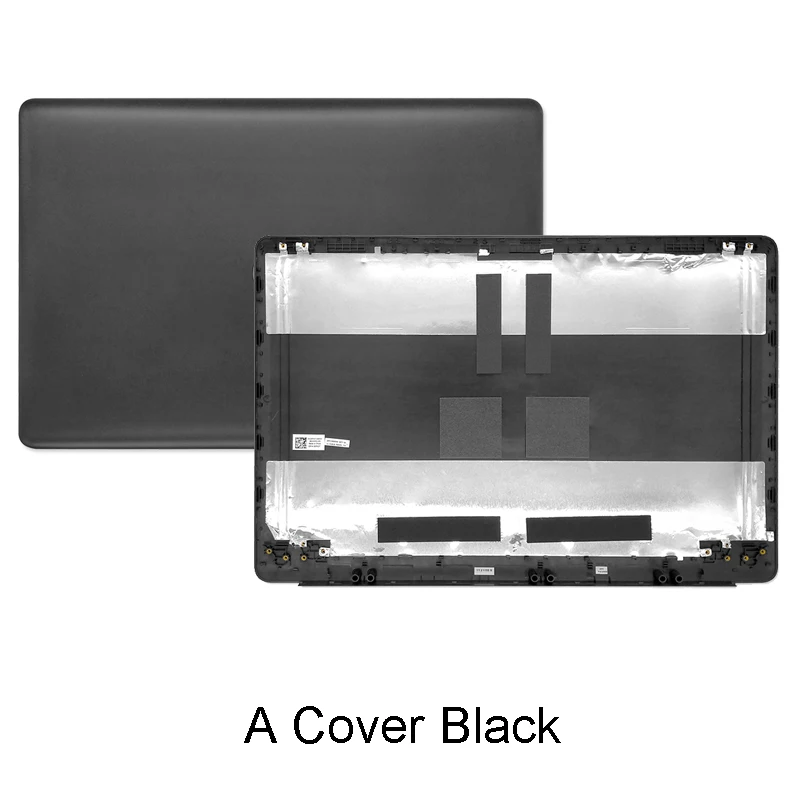 Nueva cubierta trasera/cubierta inferior/bisagras originales para ordenador portátil LCD para Dell Inspiron 17 5770 5775 P35E A D cubierta plateada y negra