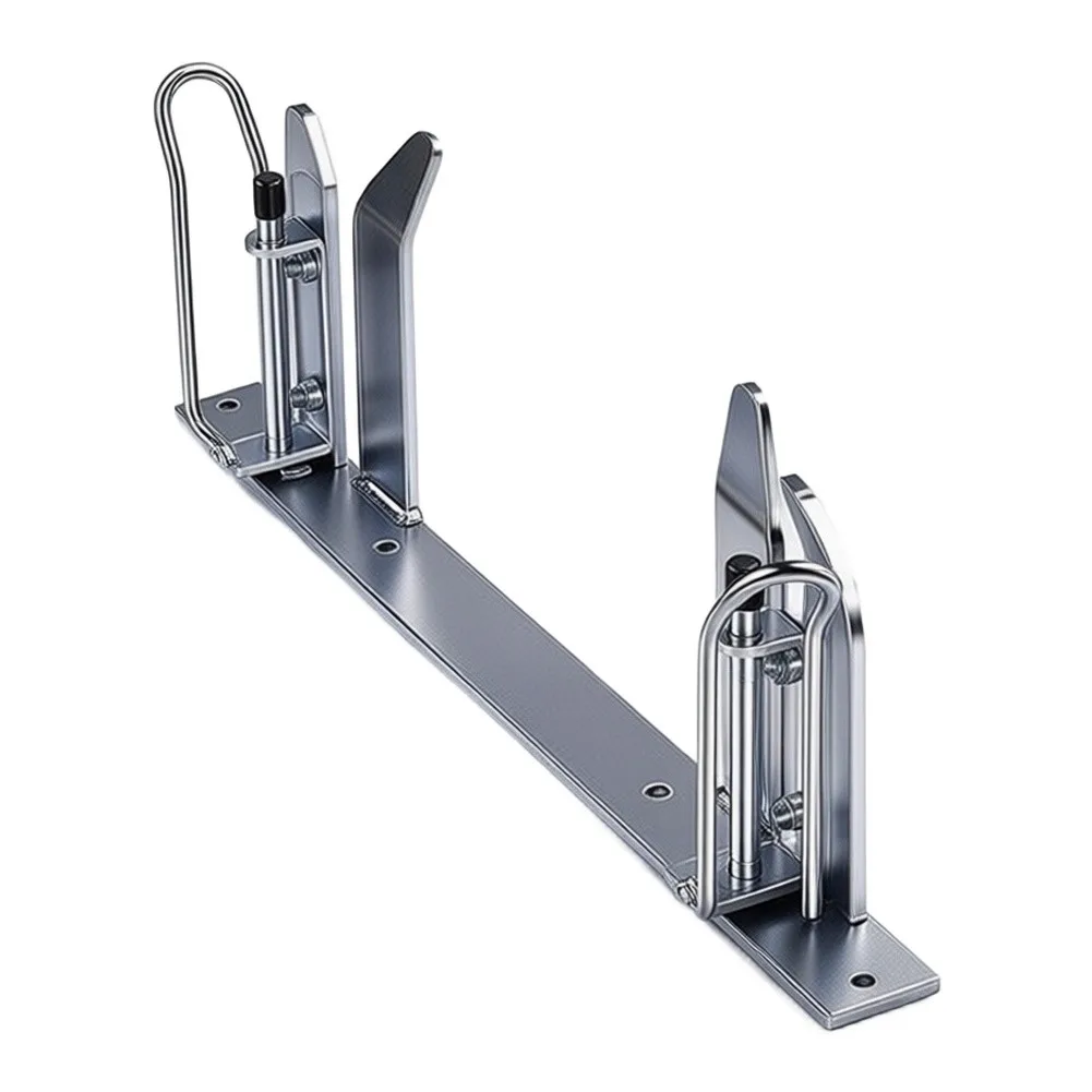 Galvanized Steel Hemp Stripper Tool With Double U-Slots For Jute And Flax, Thickened Base For Efficient Fiber Peeling, 49x15cm