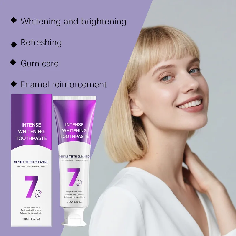 2026 New Purple Formula Hydroxyapatite Toothpaste Fresh Breath Booster Improves Natural Tooth Bright Shine Oral Care JJ4770