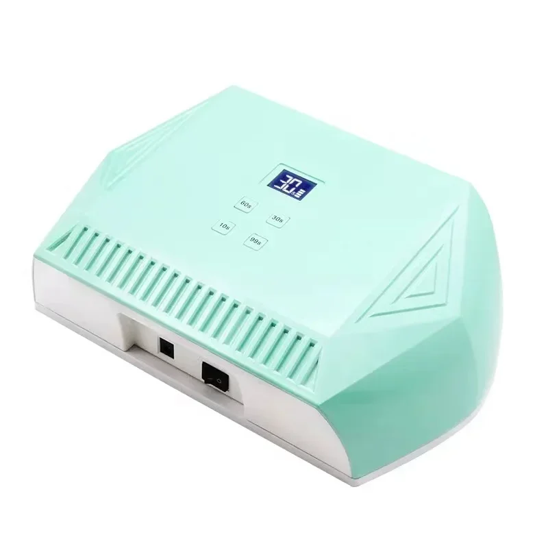 สีดําสีชาร์จเล็บโคมไฟ LED Light เจลเครื่องเป่าเล็บไร้สายไร้สายเล็บ UV LED โคมไฟ