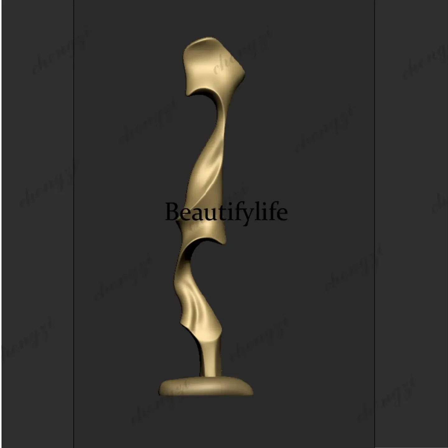 D136 Log three-dimensional carving ornament creative abstract sculpture artwork Song-style aesthetics entrance soft decoration