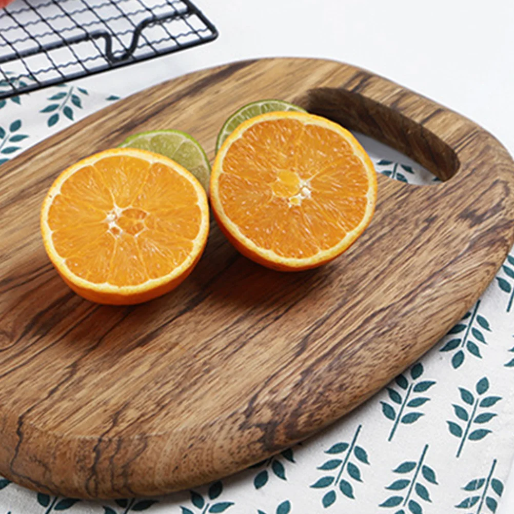 

Extra Large Zebra Wood Cutting Board Hangable Breadboard Kitchen Bamboo Chopping Thick Premium Quality Easy Clean Drain