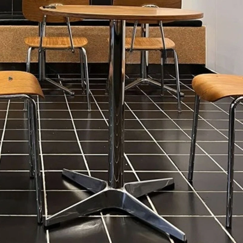 

Простой журнальный столик в стиле вестерн, ресторан, гостиная, океанская тарелка, обеденный стул, квадратная коммерческая мебель для кафе, столик Kawowy XY40KFZ