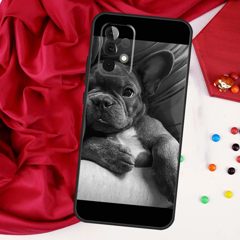 French Bulldog Dog Pug Funda For Samsung Galaxy A54 A34 A14 A13 A23 A33 A53 A73 A12 A22 A32 A52 A51 A71 Case