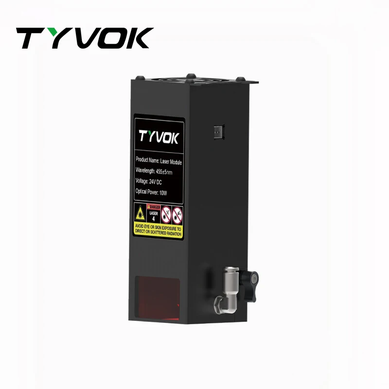 Tyvok Laser Head 20W/10W Laser Module 450nm Blue Laser Engraving Head for Laser Engraving and Cutting Machines Wood