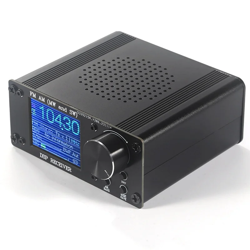 Eccellente ricevitore radio per modulazione di amplitudine con modulazione di radiofrequenza FM AM ADAT-80 con schermo a colori