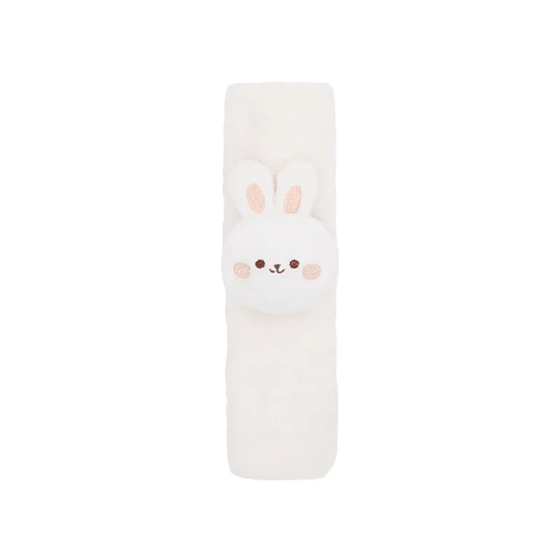 Cute Bear & Rabbit Car Seat Belt Cover for Kids - Soft, Anti-Chafing, Trendy Design, Essential Car Accessory to Decor & Protect!