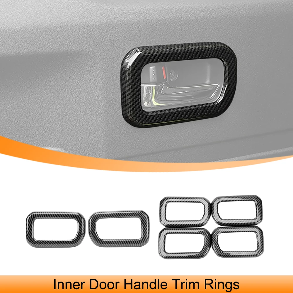 

Car Inner Door Handle Decoration Cover Trim for Suzuki Jimny 2/4-Door 2019 2020 2021 2022 2023 2024 2025 Up Interior Accessories