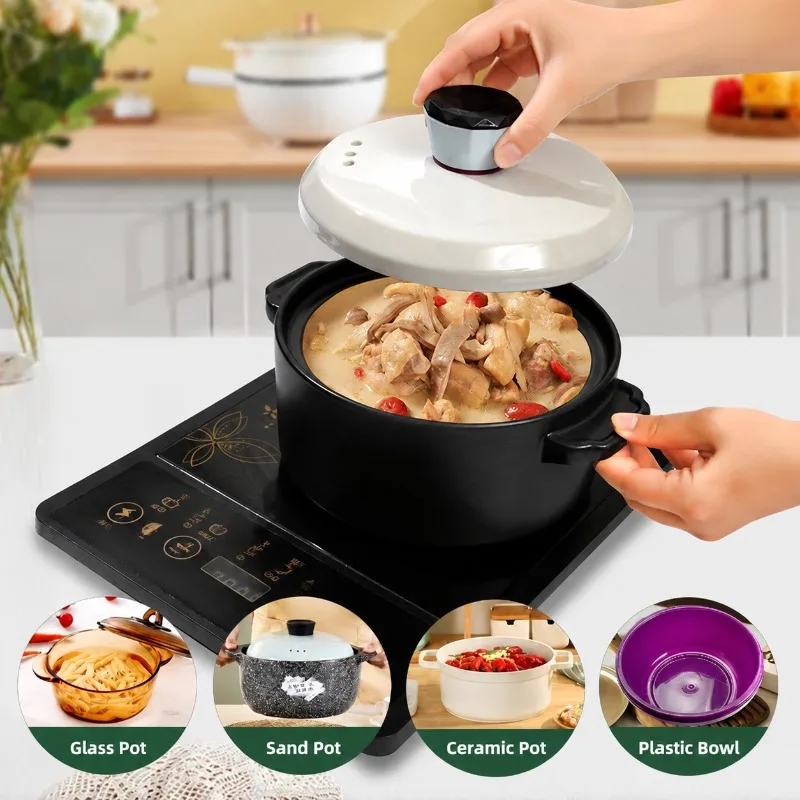 Stainless‑steel Induction Cooker Heat‑transfer Adapter Plate Magnetic Conductive Disc for Casserole Ceramic Glass Pot Plastic view 5