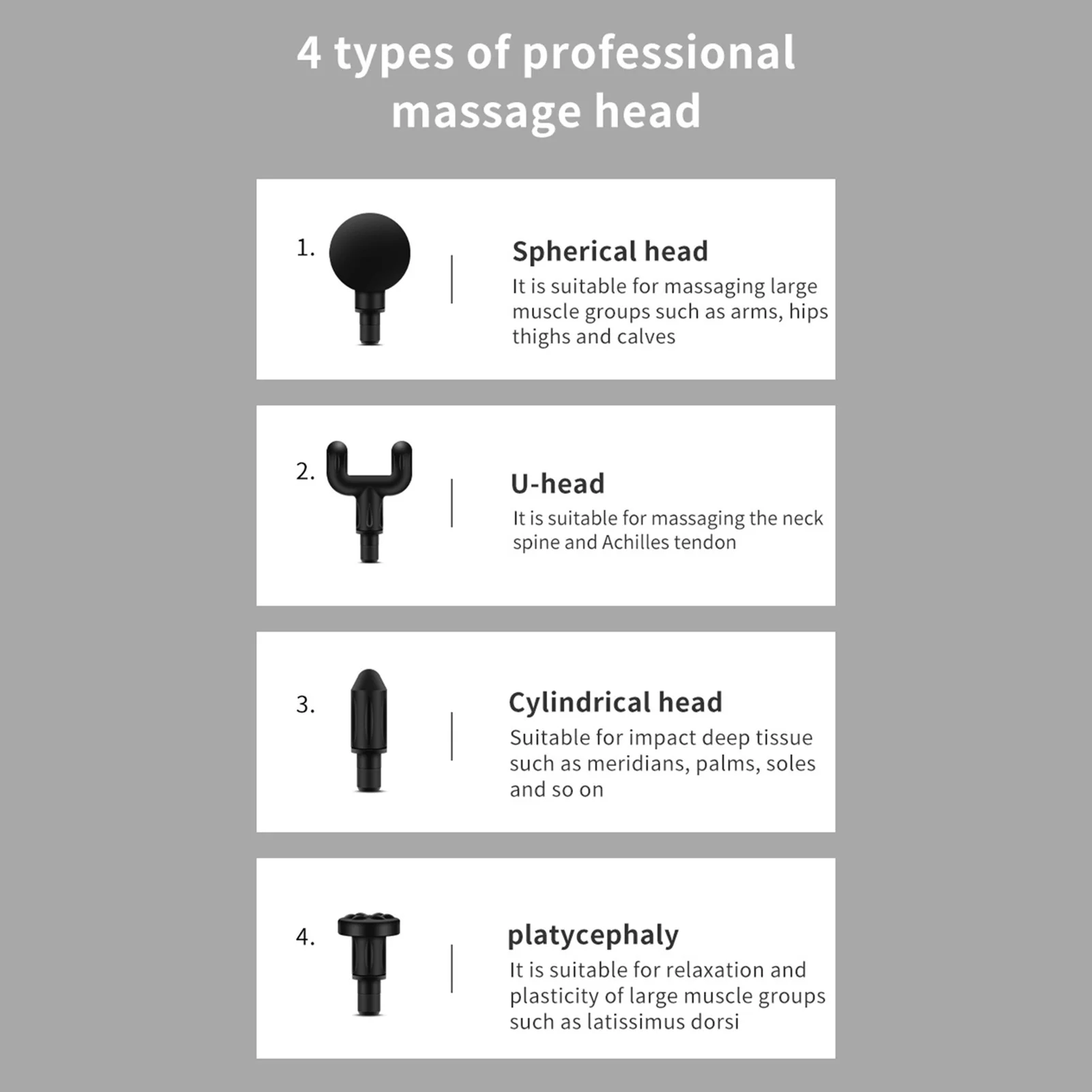 Mini pistola per massaggio fasciale Potente mini pistola per massaggio dei tessuti profondi per il recupero muscolare e il sollievo dal dolore con 4 accessori