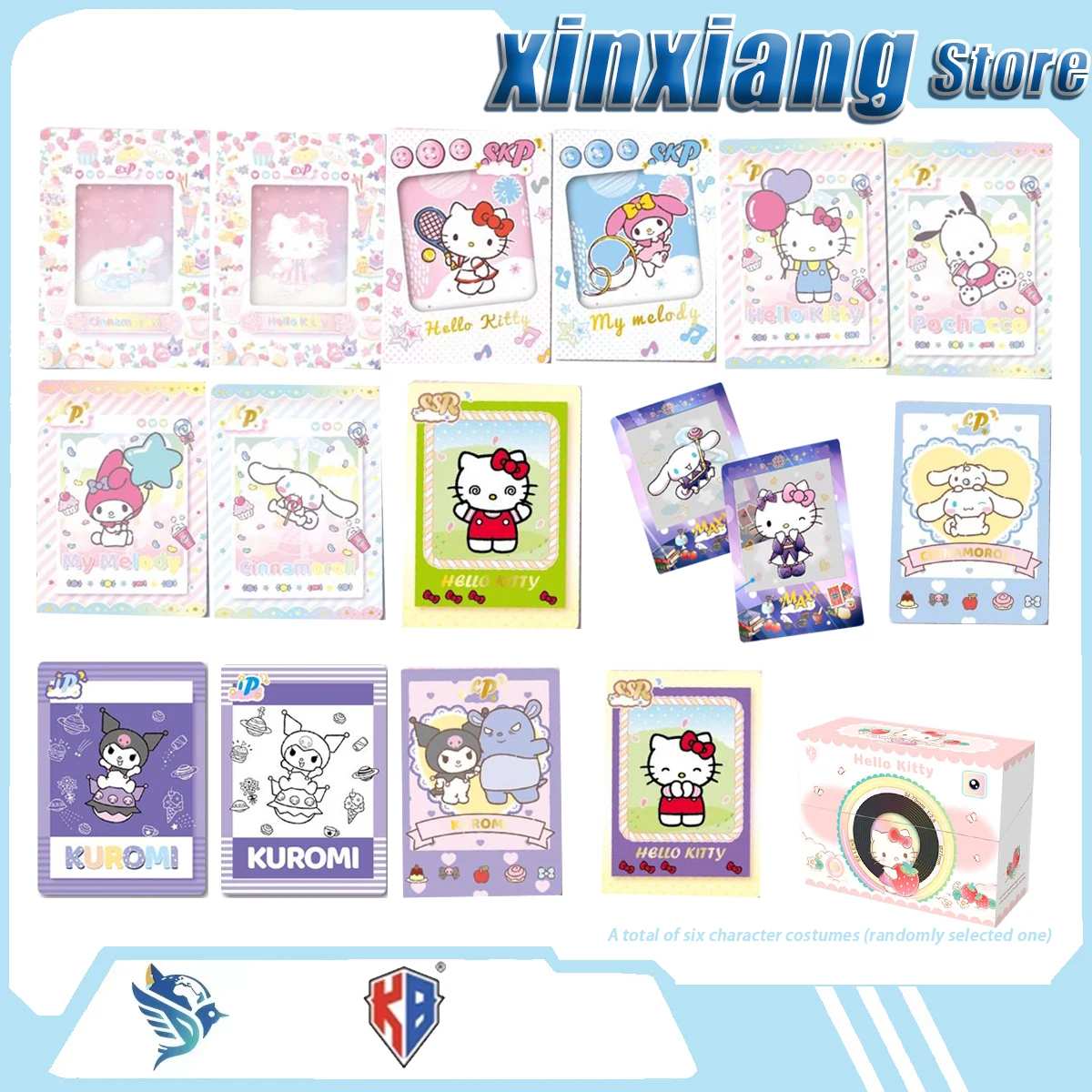 

Креативные товары Kabao Culture: Семья Санрио, Поляроид, Хелло Китти, Синнаморолл, Куроми — милые персонажи аниме и манги