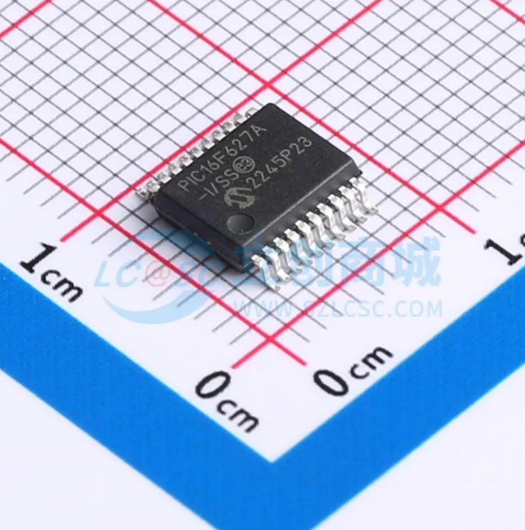 1pcs/LOT  New  PIC16F627A-I/SS PIC16F627A 16F627A SSOP-20  Original Integrated circuit IC chip Microcontroller Chip MCU In Stock