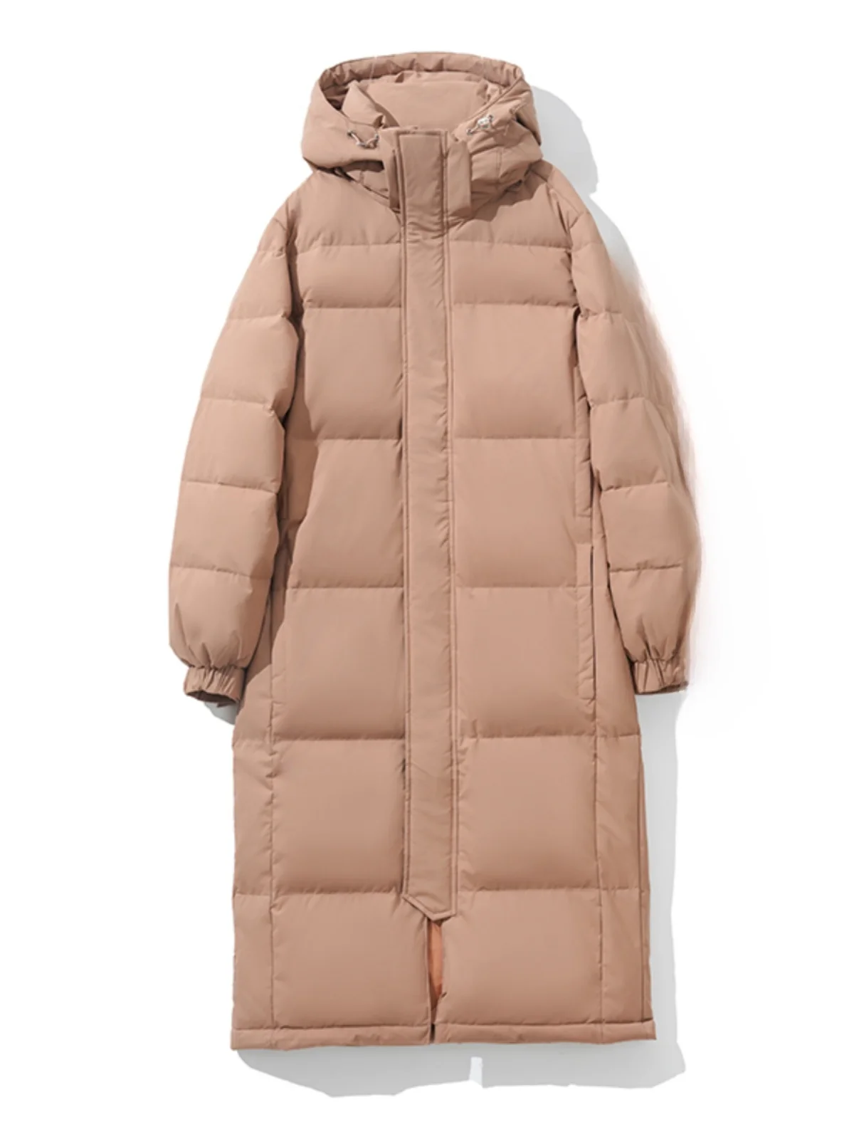 เสื้อโค้ทกันหนาวทรงหลวมสำหรับผู้หญิง ยาวคลุมเข่า แบบถอดฮู้ดได้ สไตล์ลำลอง เหมาะสำหรับคู่รัก ใส่เดินทางได้