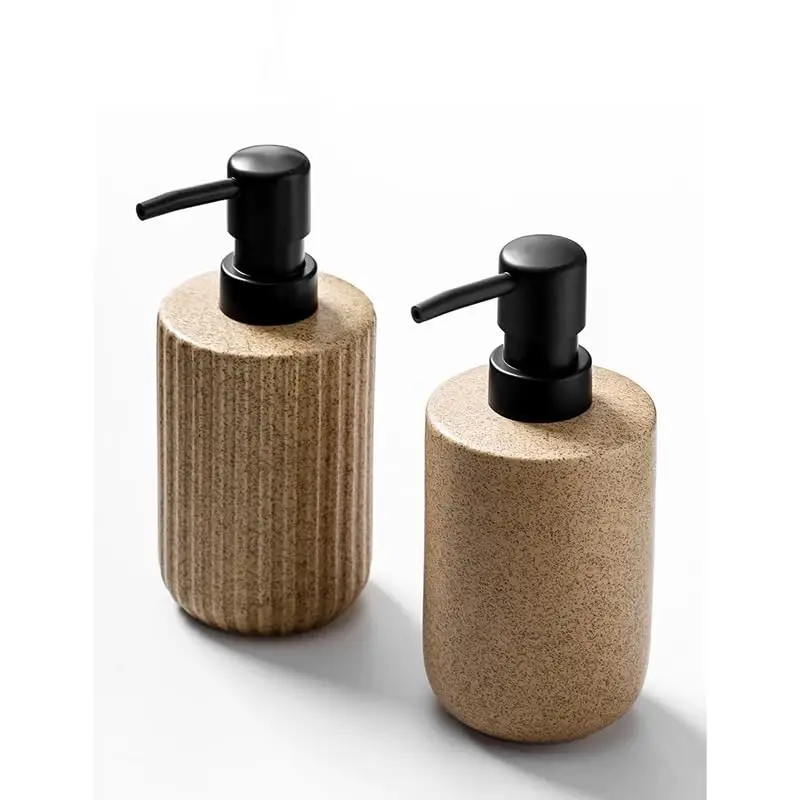 Retro Style Ceramic Soap Dispenser 350ml/11.6 oz Ceramic Soap Pump Dispenser Can Fill Liquid for Bathroom/Kitchen Soap Dispenser