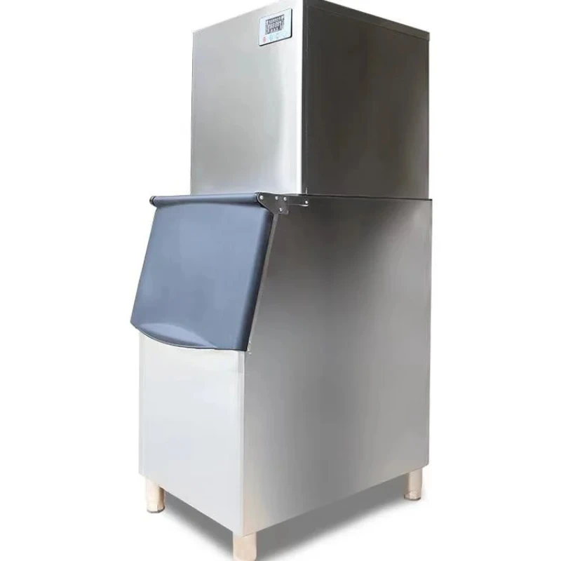 150kg 300kg 500kg Commercial Ice Cube Maker Stainless Steel Free Standing Automatic  Machine