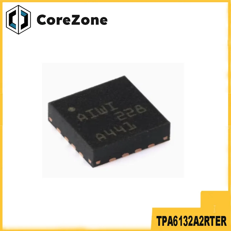 100% New TPA6132A2RTER TPA6132A2R AIWI QFN-16 Audio Amplifier Chip