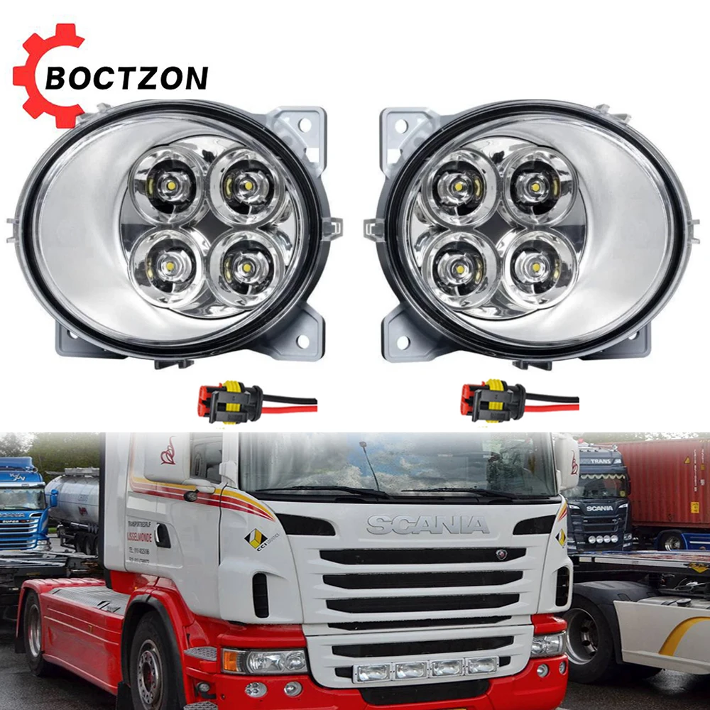 LH RH E9 24V luz antiniebla LED lámpara de circulación diurna SCA392 1931614 1931613 para Scania P G R T Series G440 G450 P380 P410 R450 R620
