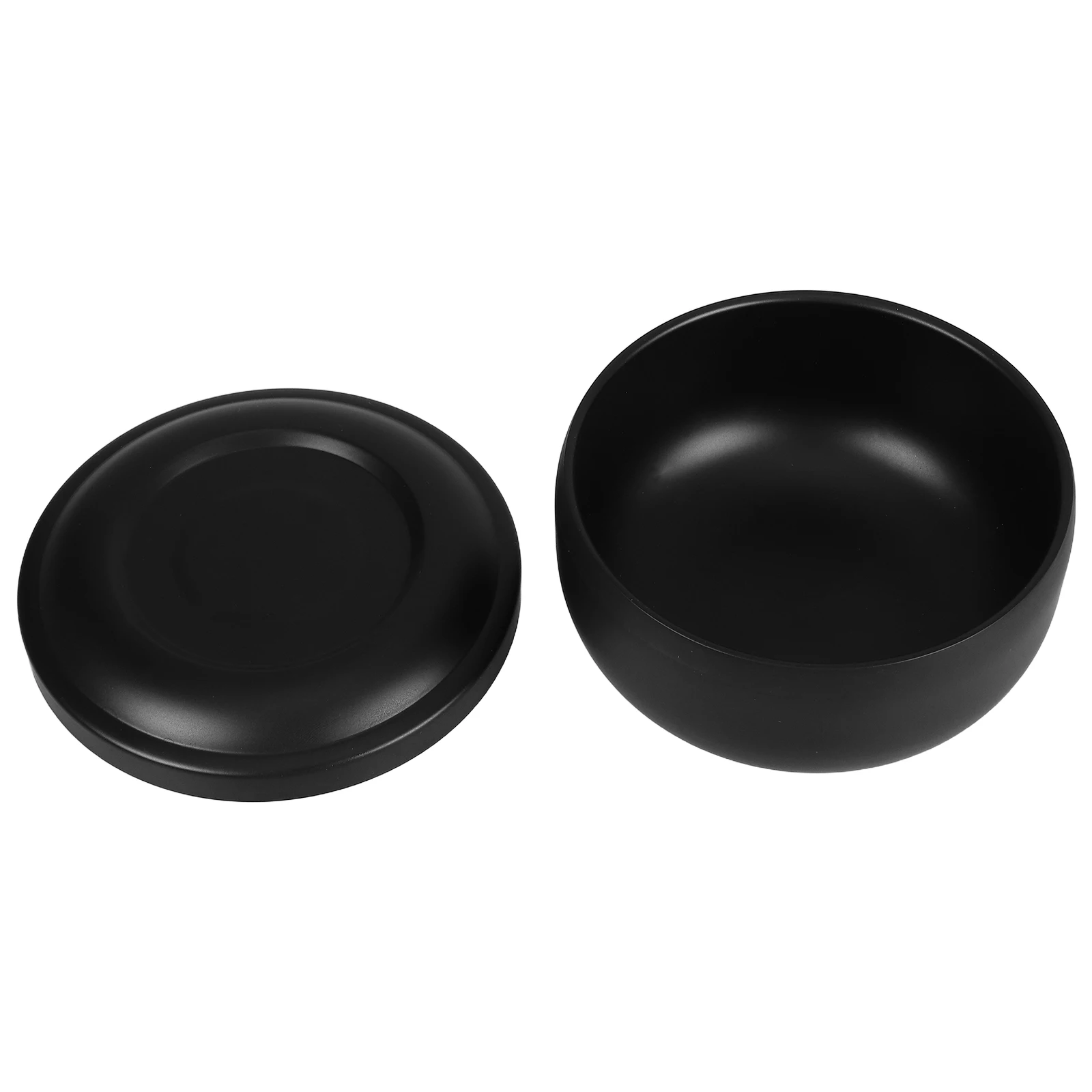 

Stainless Steel Shaving For Men Metal Shave Soap Bowl With Lid Travel-Friendly Brush Stand Foaming Grooming Accessory