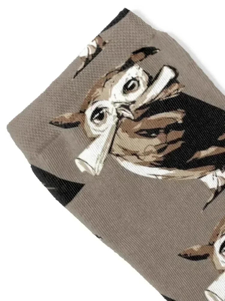 Spooky halloween Owl - Eyesasdaggers Socks Novelties winter hiking kawaii Socks Girl Men's