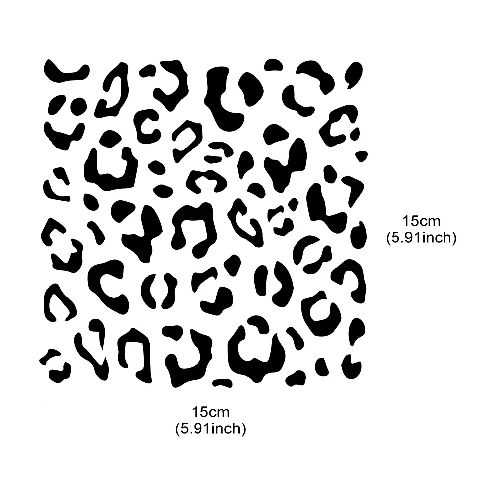 Car Rearview Mirror Sticker Leopard Print Auto Decorative PVC Decal Waterproof Vinyl Film Creative Car Exterior Accessories