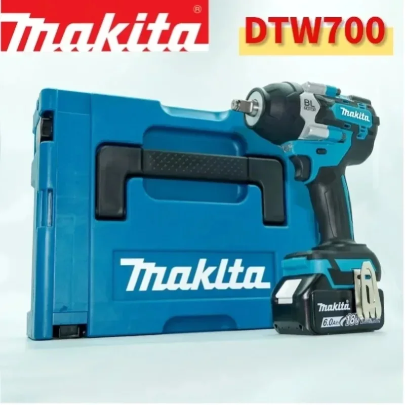 100% Makita DTW700 Akku-Schlagschrauber 18V Bürstenloser Motor 1000Nm Variable Geschwindigkeit Elektrischer Schrauber Hohe Effizienz Langlebig Automatische Abschaltung