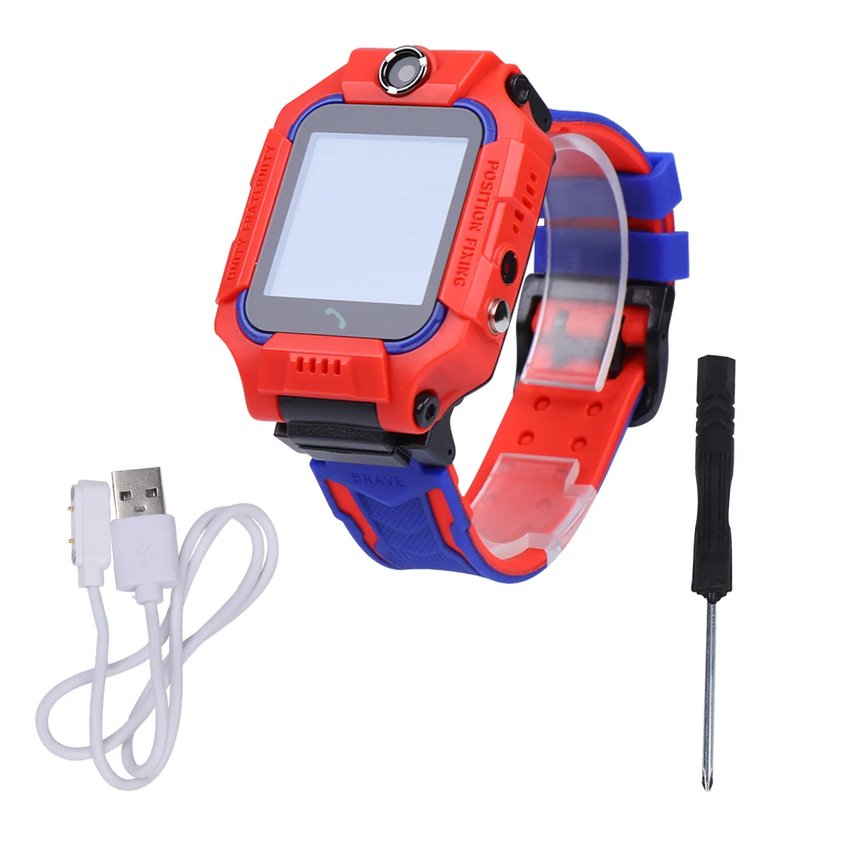 นาฬิกาโทรศัพท์กันน้ำสำหรับสมาร์ทวอทช์ ระบบระบุตำแหน่ง LBS โทรสองทาง กล้อง นาฬิกาปลุก ระบบตรวจสอบรั้วไฟฟ้า