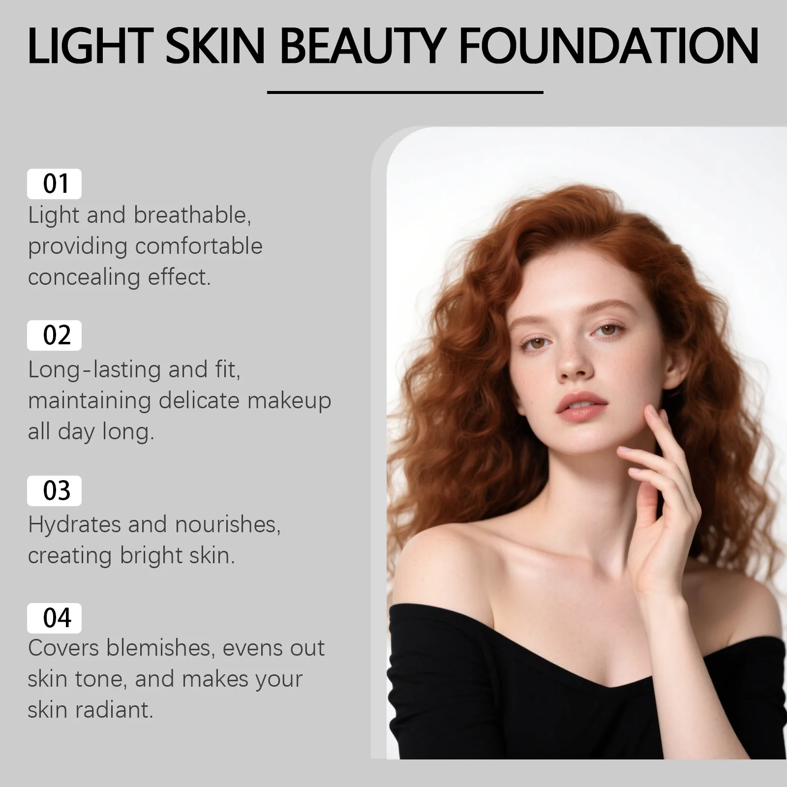 EELHOE Pink Foundation Makeup Cream Waterproof Natural Matte Finish Flawless High Coverage Foundation Cream for Face Cosmetics