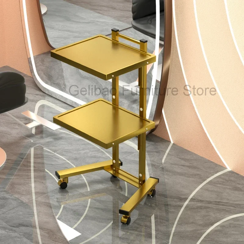 

Aluminum Cart Barber Furniture Metal Auxiliary Multifunctional Spa Hotel Steel Clinical Carrello Parrucchiere Service Serving