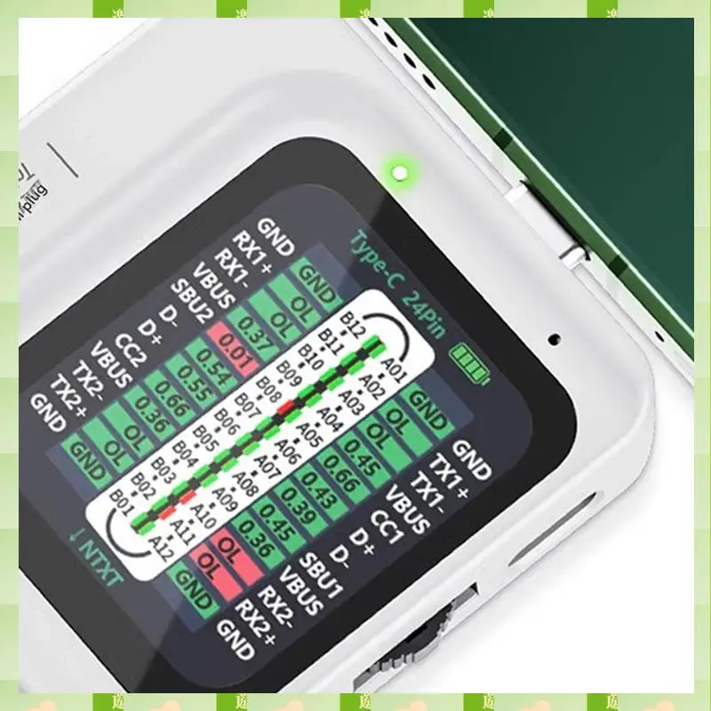 2025 TNS360 휴대폰 테일 플러그 종합 감지기 30V~5A 자동 스캔 감지 3-in-1 IOS TEYE-C,TNS360 모바일용