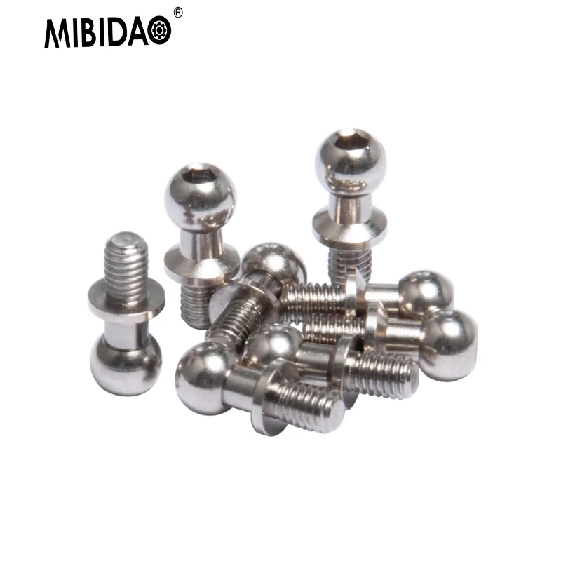 

MIBIDAO 13Pcs Metal Hex Ball Head Screws For 1/10 Sakura D4 Racing Drift RC Crawler Car Ball Joint Linkage Rod End Spare Parts