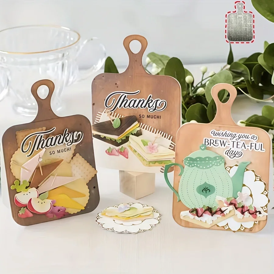 Новое поступление 2021, кухонная разделочная доска, металлические штампы для скрапбукинга, изготовление карт, нож, форма, лезвие, трафареты