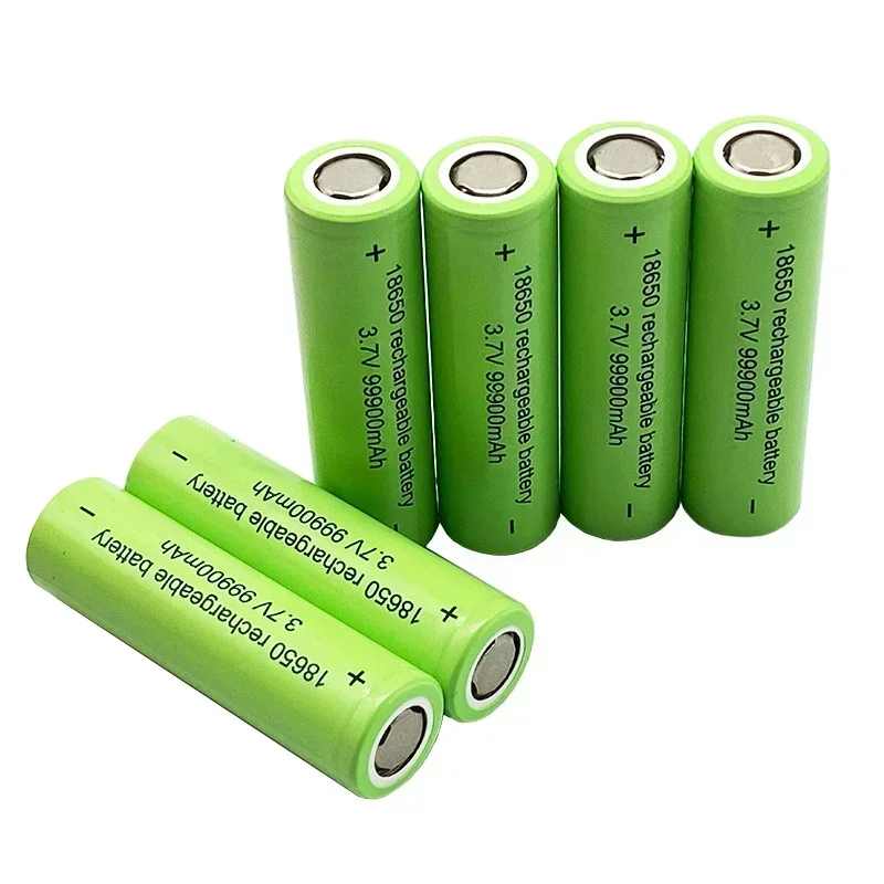 Baterai 18650 asli 99900mah 3.7 V 18650 baterai Lithium isi ulang untuk mainan senter/pengisian listrik