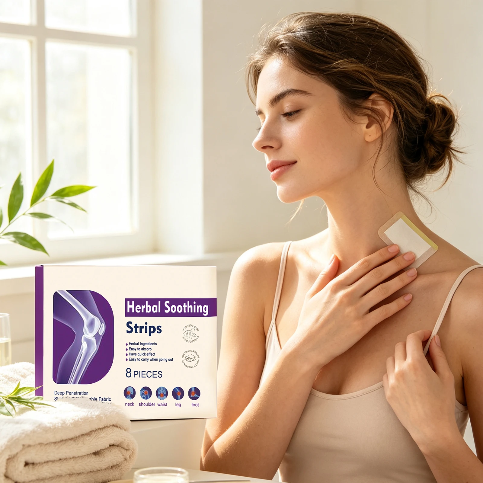 Joint Care Patch Joint Bruise Sprain Muscle Ease Relax Stiff Body Parts Ease Joint Soreness Discomfort Improve Joint Flexibility