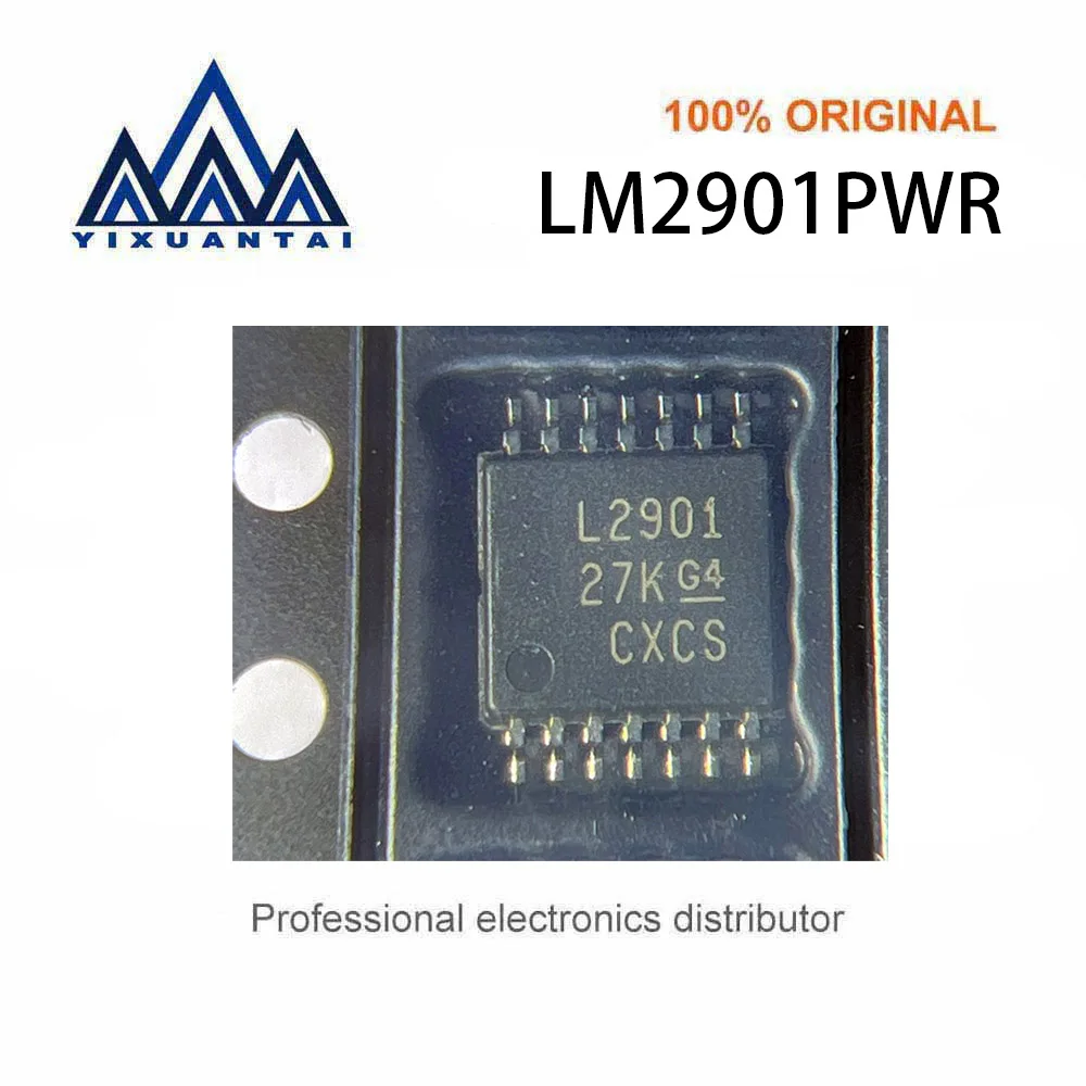 10pcs/Lot  LM2901PWR L2901 LM2901PWRG4  LM2901PW LM2901【IC DIFF COMPARATOR QUAD 14-TSSOP】New and Original
