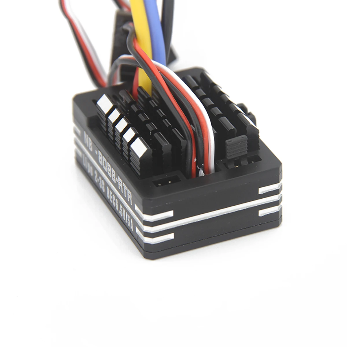 

NEEBRC 80A Metal Brushed ESC Waterproof 2-3S BEC 6.5V/5A Speed Controllers for 540 550 750 Motor RC Vehicles Boat Tank Car Part