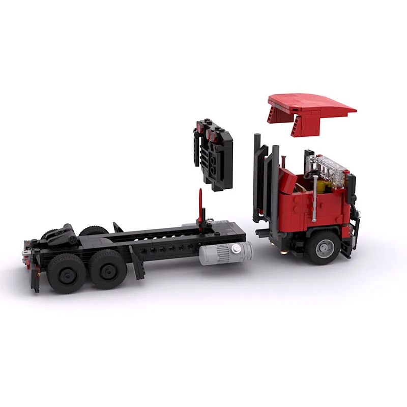 

Конструктор MOC-254483: Классический новый грузовой прицеп-платформа, 535 деталей. Креативный подарок для мальчиков на день рождения.
