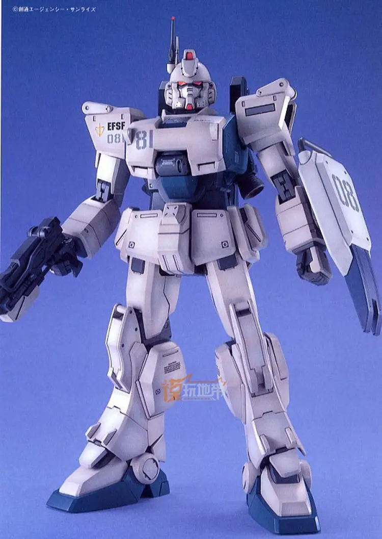 IN STOCK Bandai MG 1/100 Ez-8 Gundam RX-79[G] Ez8 Gundam Mass Production Ground Type Action Figure Diy Plastic Modle Kit