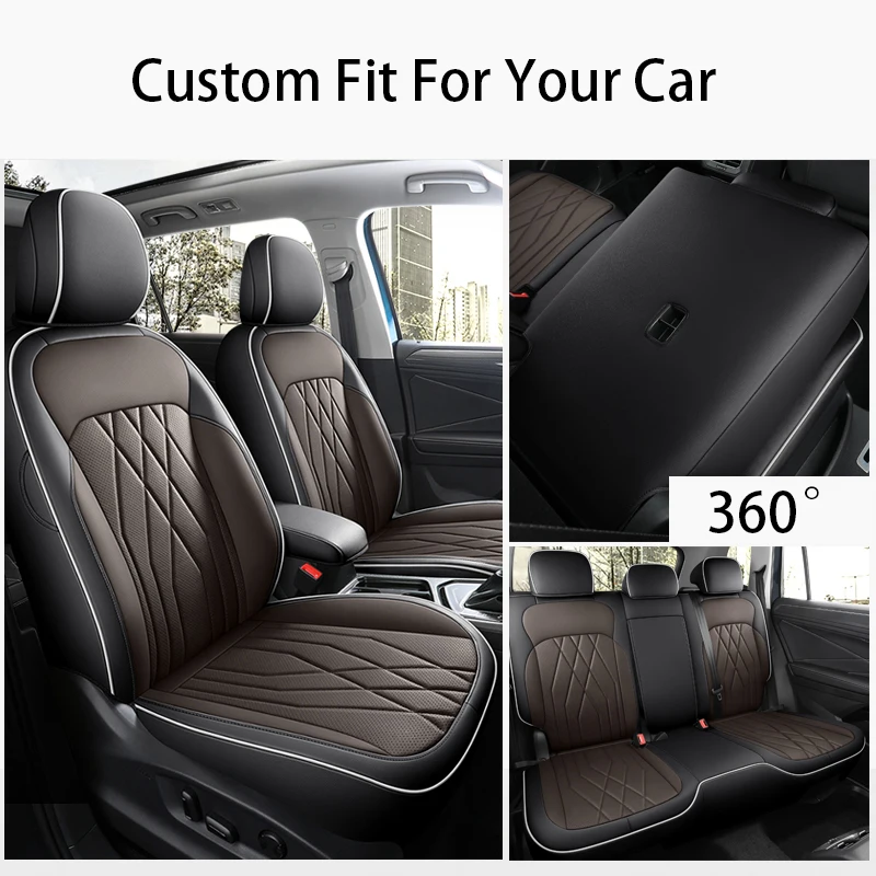 Custom Fit Car Seat Covers For Nissan Tiida March Juke Leaf Kicks Versa Qashqai J11 Rouge X Trail T32 teana J32 Auto Accessories