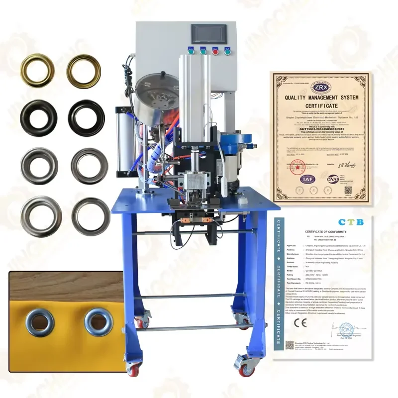 Automatic Hangtag Eyeleting Machine