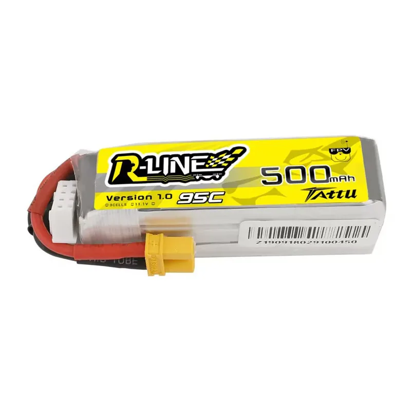 Batería LiPo TATTU R-LINE 3S 500mAh 95C para drones FPV - imagen 5